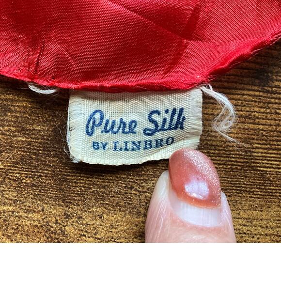 Vintage Rare Ringling Bros. Barnum & Bailey Pure Silk Linbro Scarf 28in x 28in - Picture 3 of 10